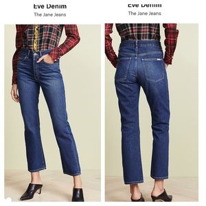 Eve Denim The Jane Flare Raw Hem Jeans